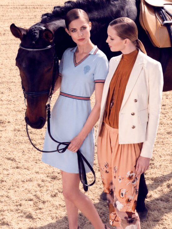 Gucci Dresses & Skirts - 🛡️Gucci Equestrian Coat Of Arms Sherry Web Polo Dress